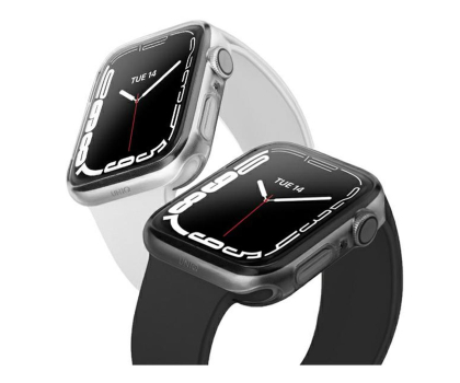 Etui / obudowa na smartwatcha Uniq Glase do Apple Watch clear-smoke